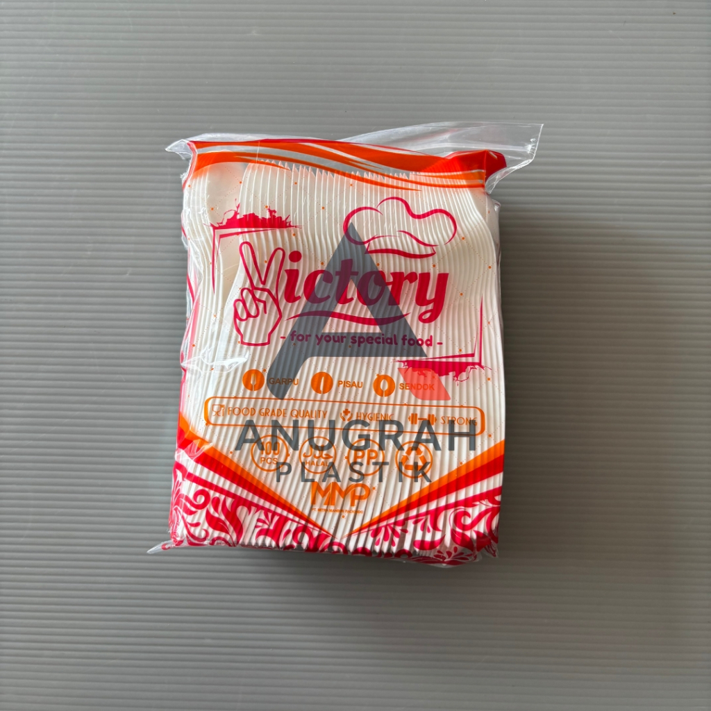 Anugrah Plastik Sendok Plastik Victory | Sendok Plastik 100 | Sendok Plastik Putih
