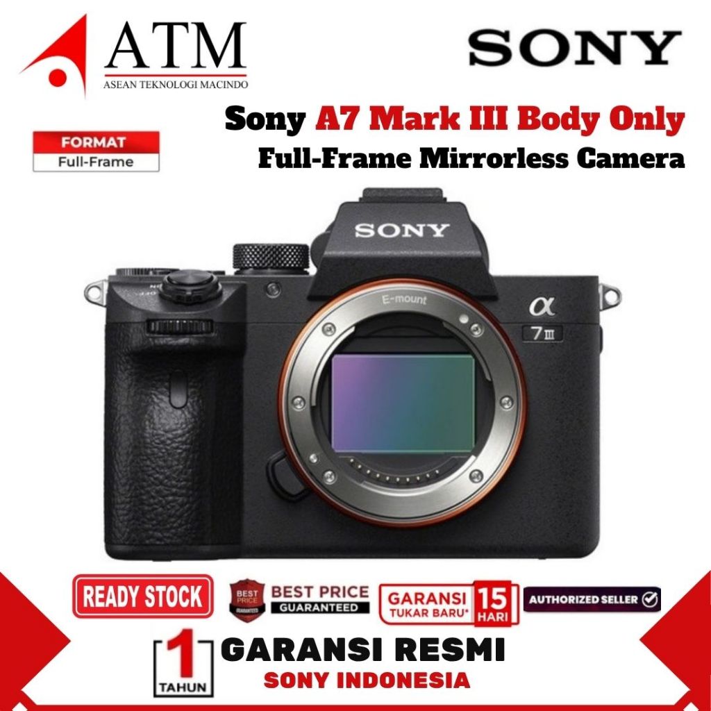 Sony A7III Sony Alpha A7 III Body Garansi Resmi