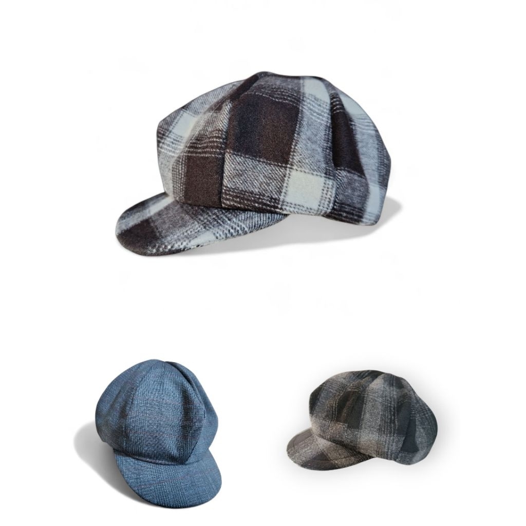 Newsboy cap topi vintage / topi apolo