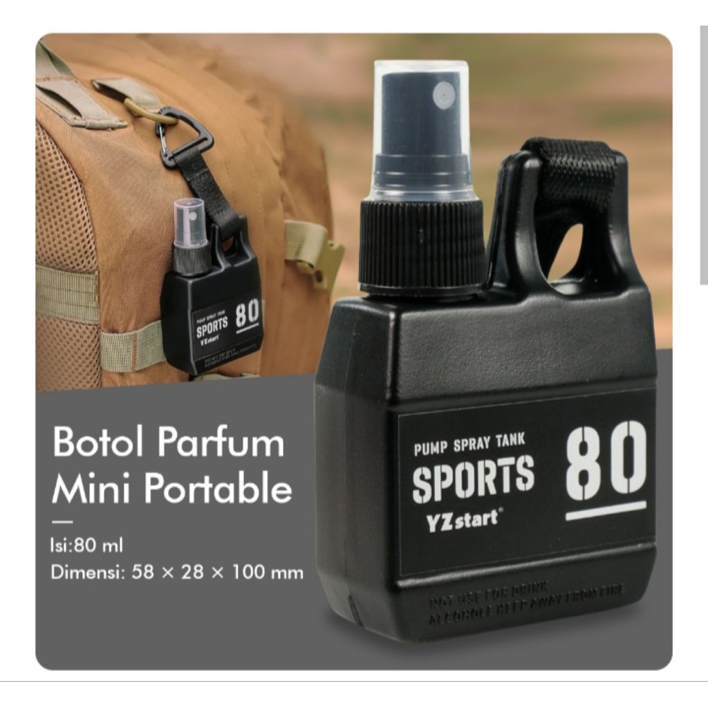 Botol parfum mini travel camping portable Refill sprey / botol parfum