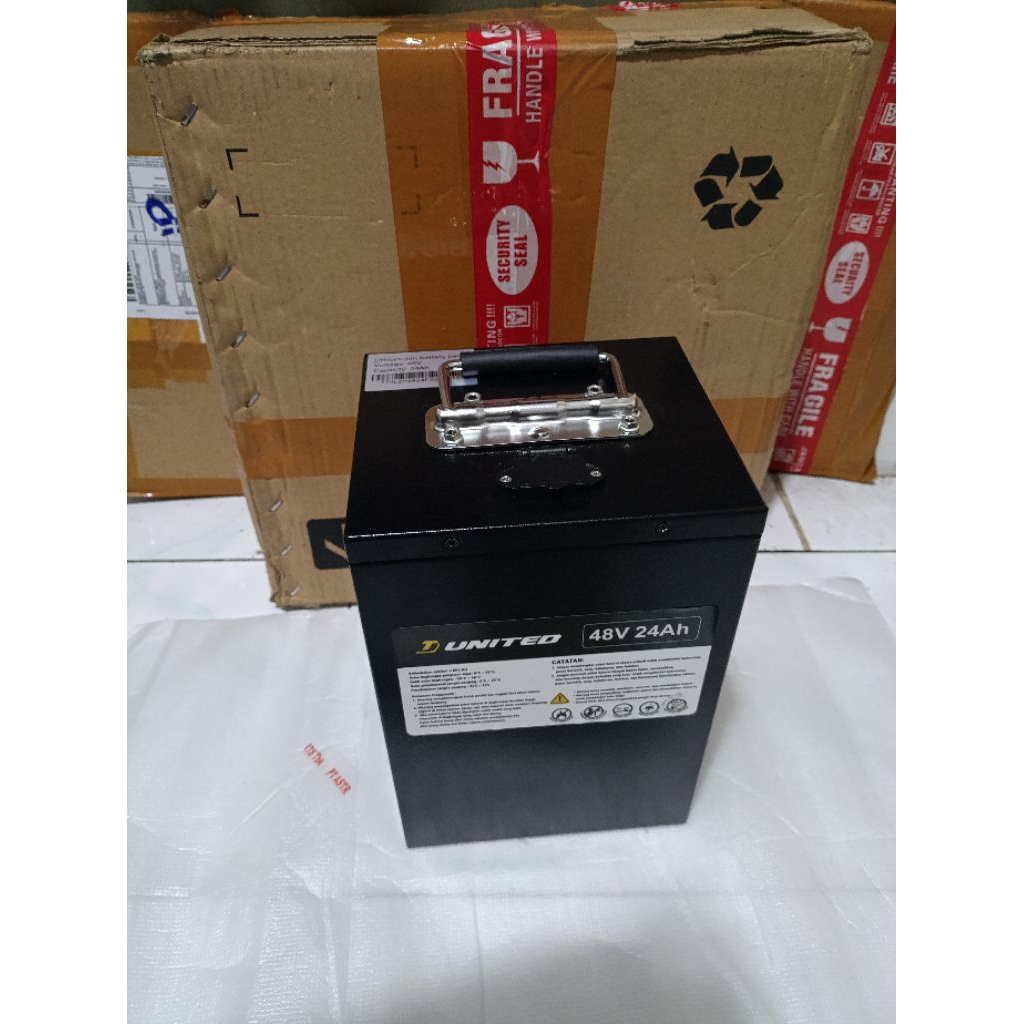 Barterai Lithium UNITED MILANO V1 ESPANA TG RUGEN N1 48V 24AH  Baru batre sepeda listrik motor listr