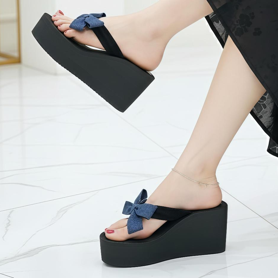 Macasaly -Sandal Spon 9cm / Sandal Spon Jepit / Sandal Wanita