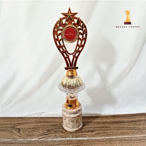 PIALA SATUAN DAN SET KACA ASBAK KOMBINASI MANGKOK TATAKAN MARMER