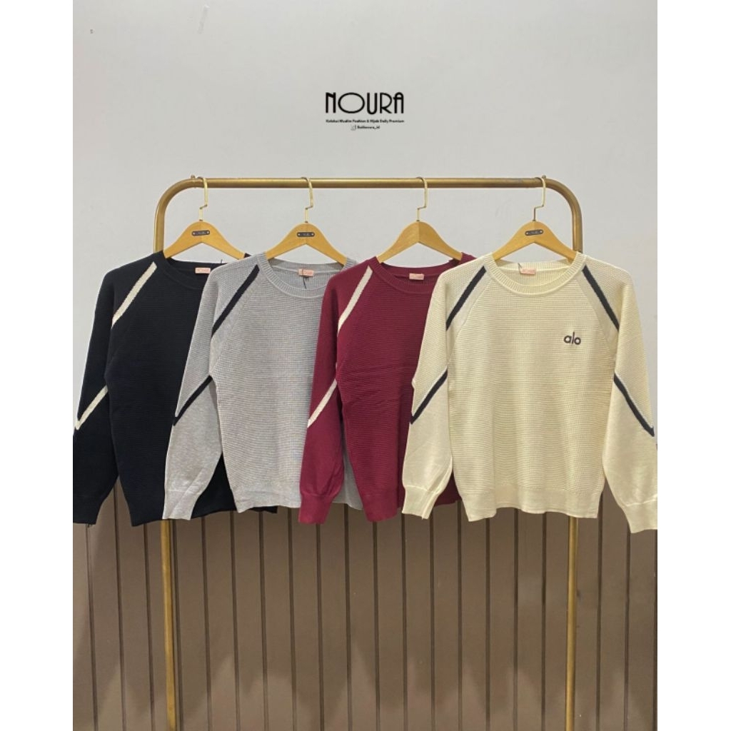 Noura ALO Knit Casual Butik Noura