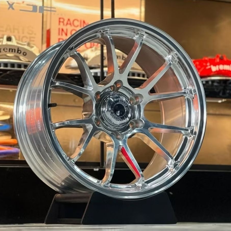 velg mobil racing ring 18 JF LUXURY NF HIGH POLISH FLOW FORMING R18 velg fortuner pajero triton hilu