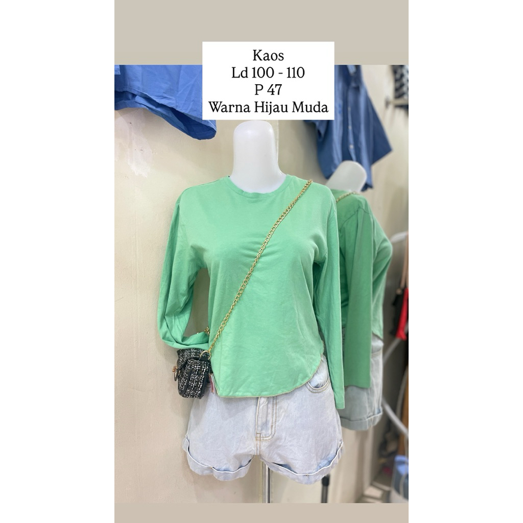 Kemeja Oversize & Outer Crop Wanita Premium