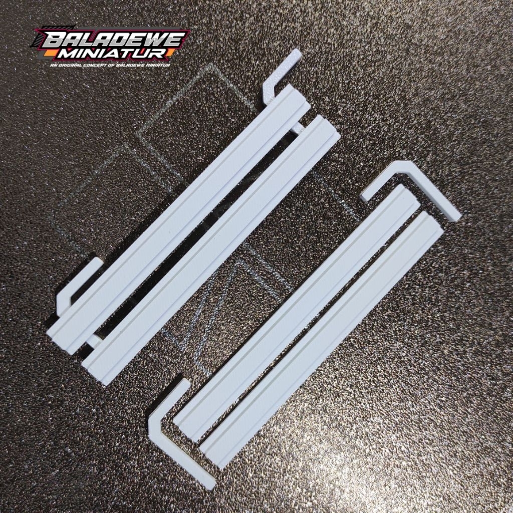 Skala L300 JSP Bemper Samping Model Herex Untuk Mobil PickUp Mainan