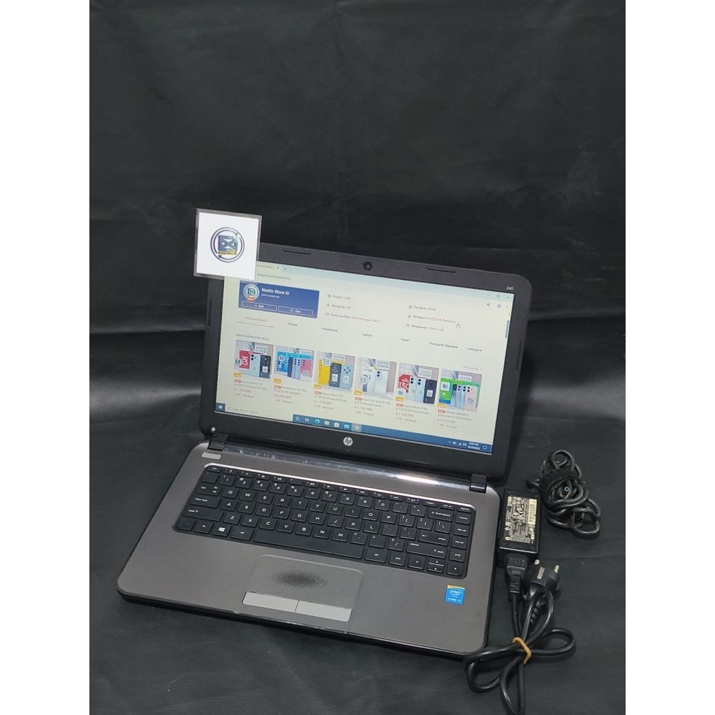 LAPTOP HP 240 G3 NOTEBOOK PC CORE i3  4005U 4GB 14 INCH SECOND BERGARANSI