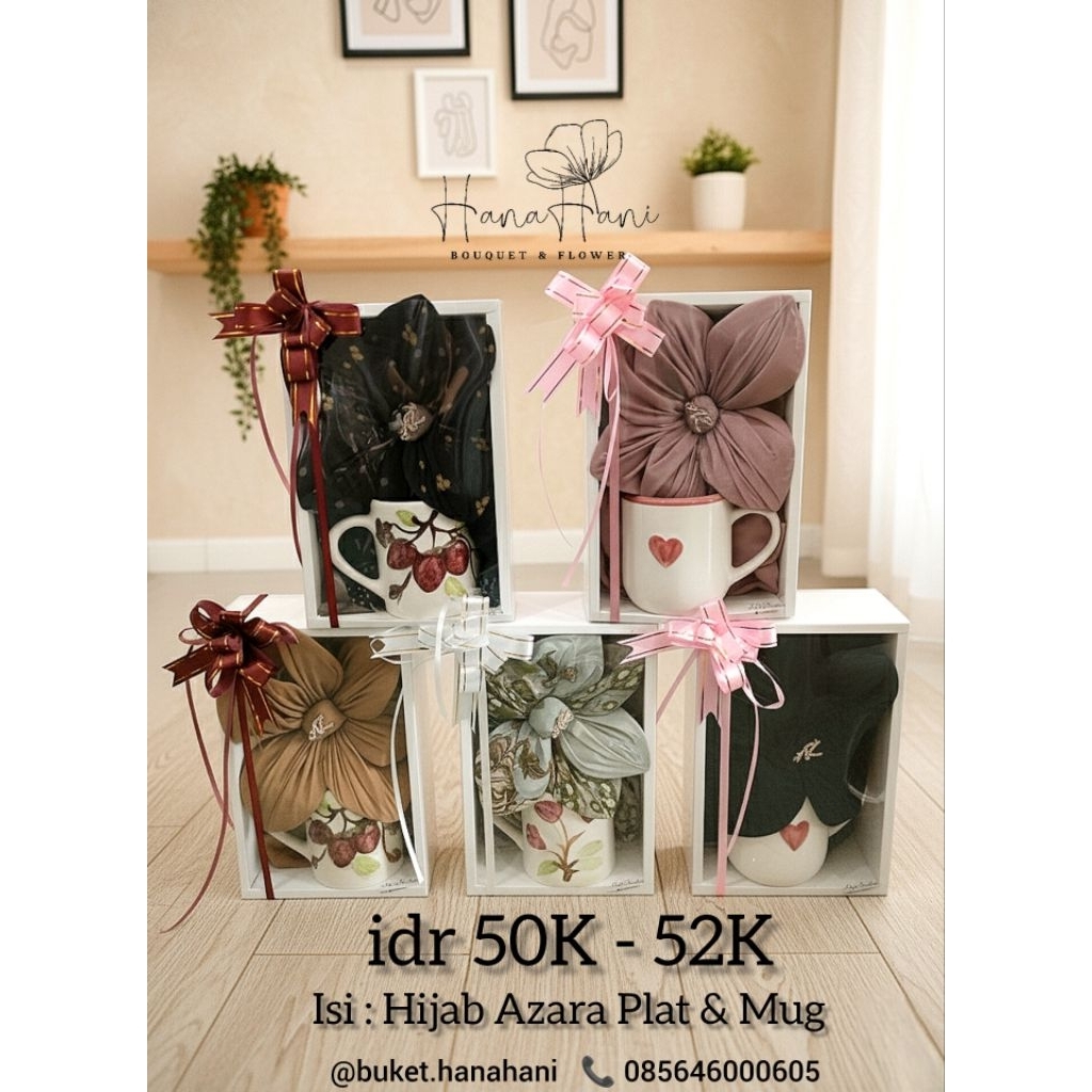 hampers hari guru jilbab dan mug kado hari guru hari ibu kado ultah