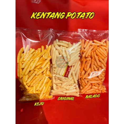 STIK KENTANG POTATO / KENTANG POTATO / POTATO BALADO / KENTANG ORGINAL / POTATO KEJU