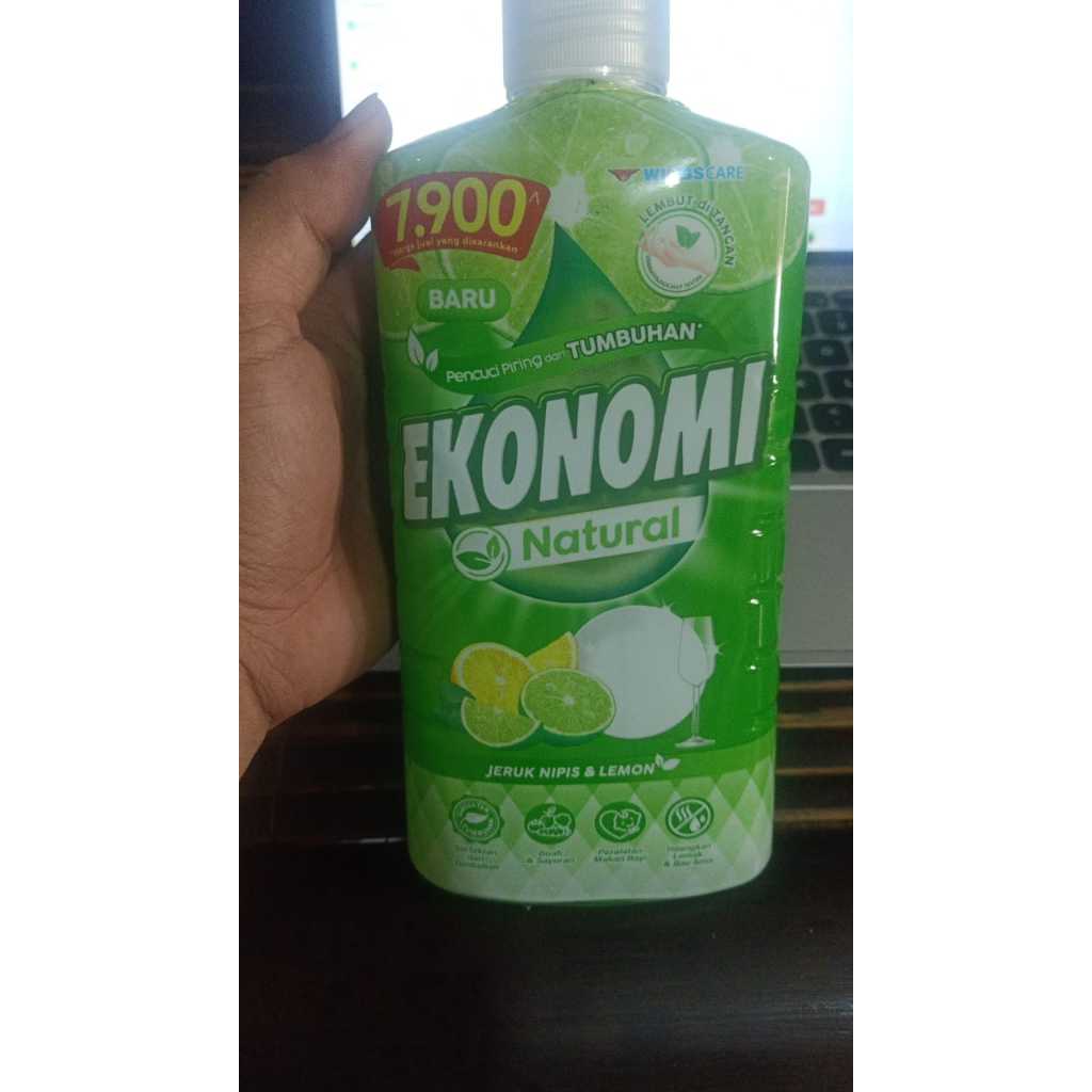 EKONOMI PENCUCI PIRING 650ML BOTOL / EKONOMI PENCUCI PIRING NANAS 3'S