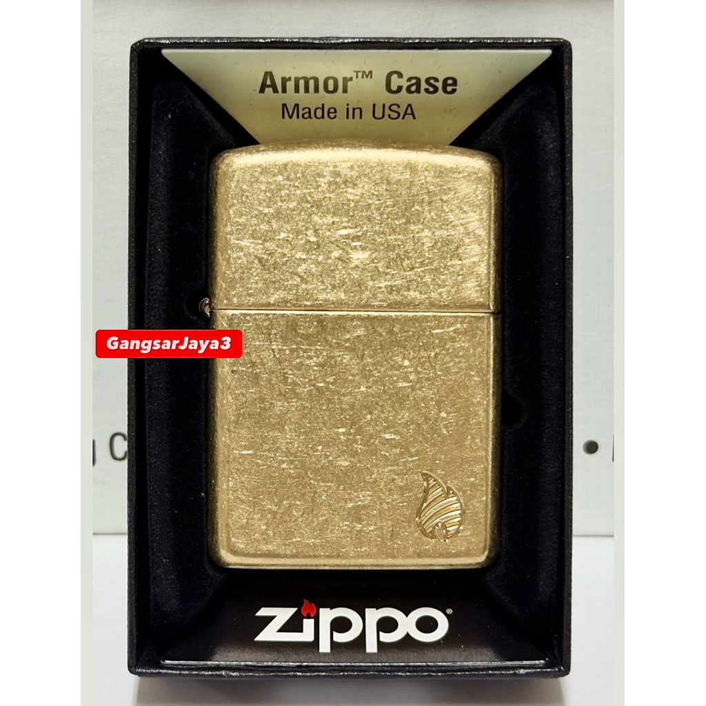 korek zippo original USA 46398 armor series flame