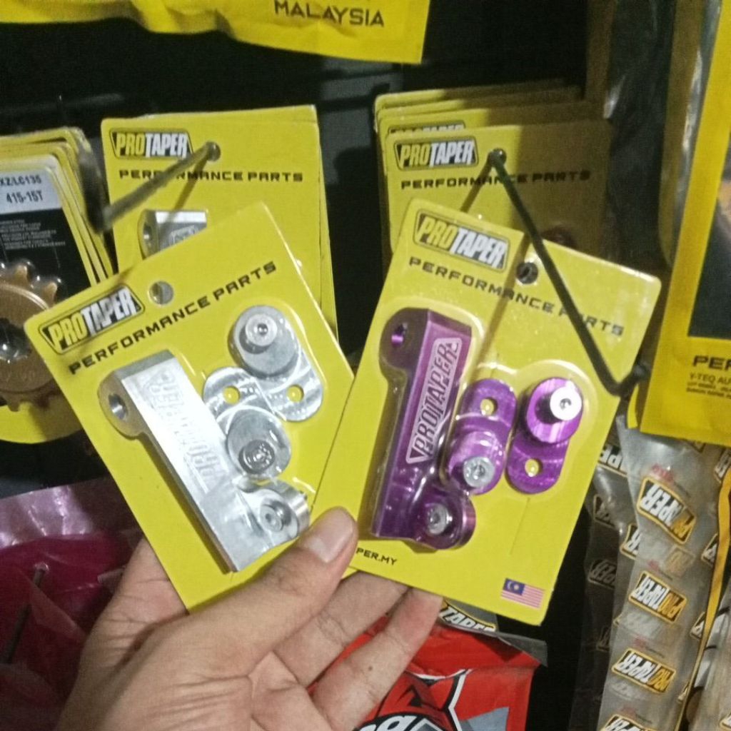 PROTAPER CNC CHAIN BRACKET PADA SWING ARM MX KING