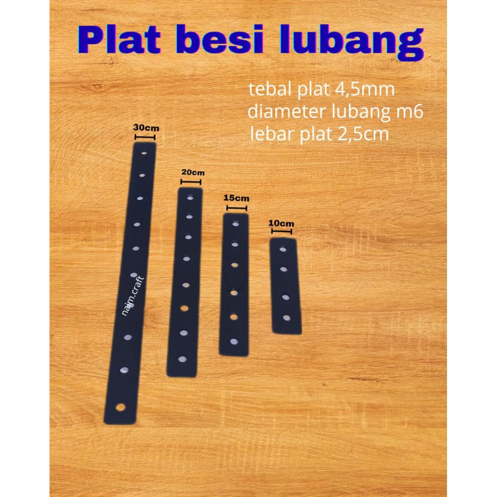 Plat besi penyambung plat besi lubang tebal 3,8-4,5mm