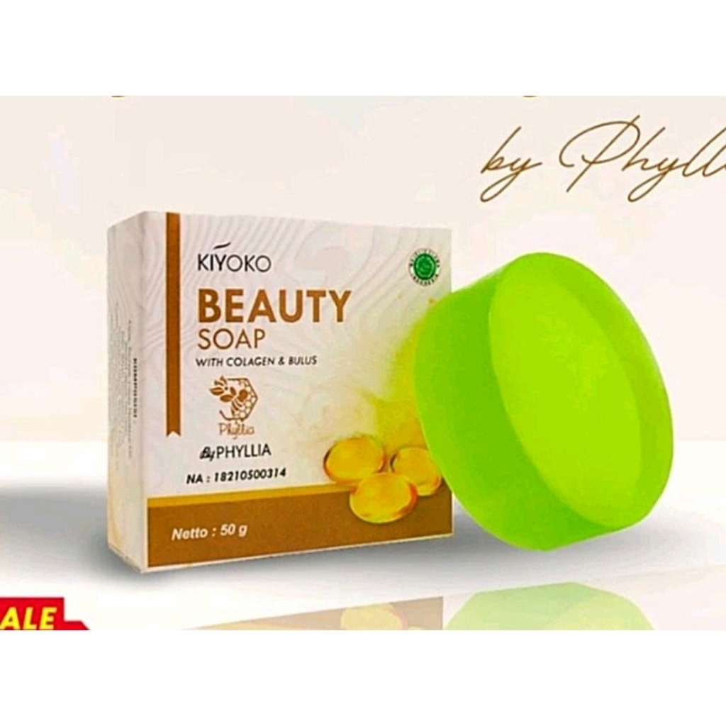 SABUN MUKA GLOWING KIYOKO BEAUTY SOAP 50GR