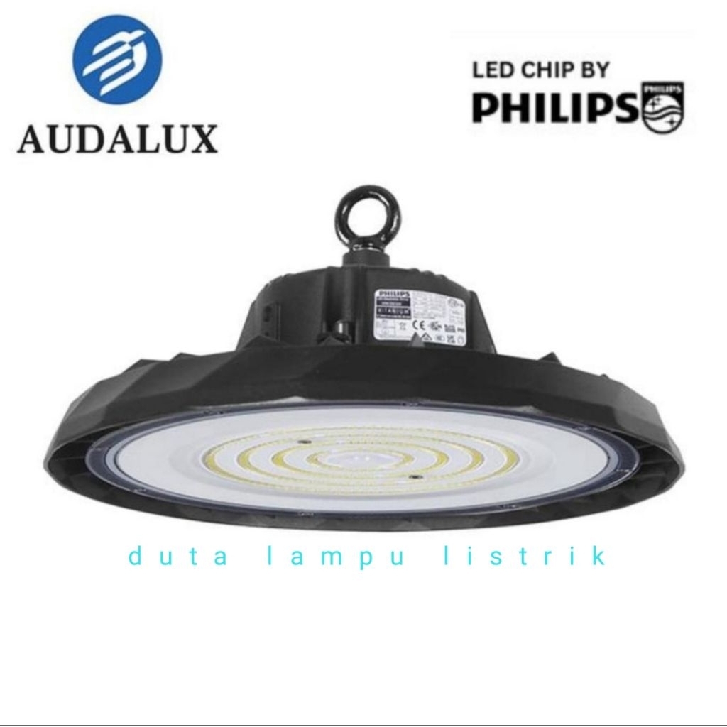 LAMPU HIGHBAY UFO INDUSTRI 120watt lampu sorot gantung HIGHBAY UFO LED INDUSTRI IP65 AUDALUX 120 WAT