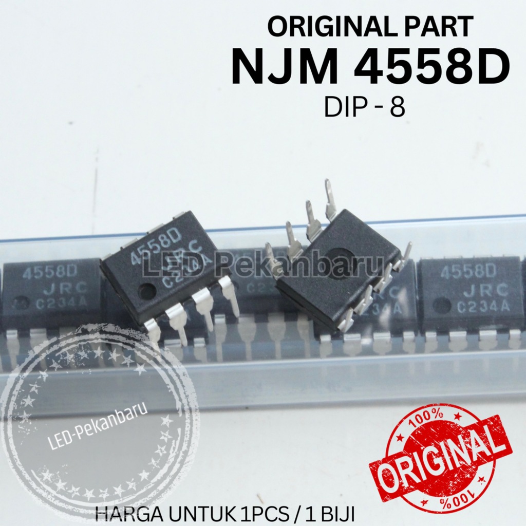 ORIGINAL IC NJM4558D JRC 4558D JRC4558D DIP-8 NJM4558 4558 JRC4558 AMPLIFIER