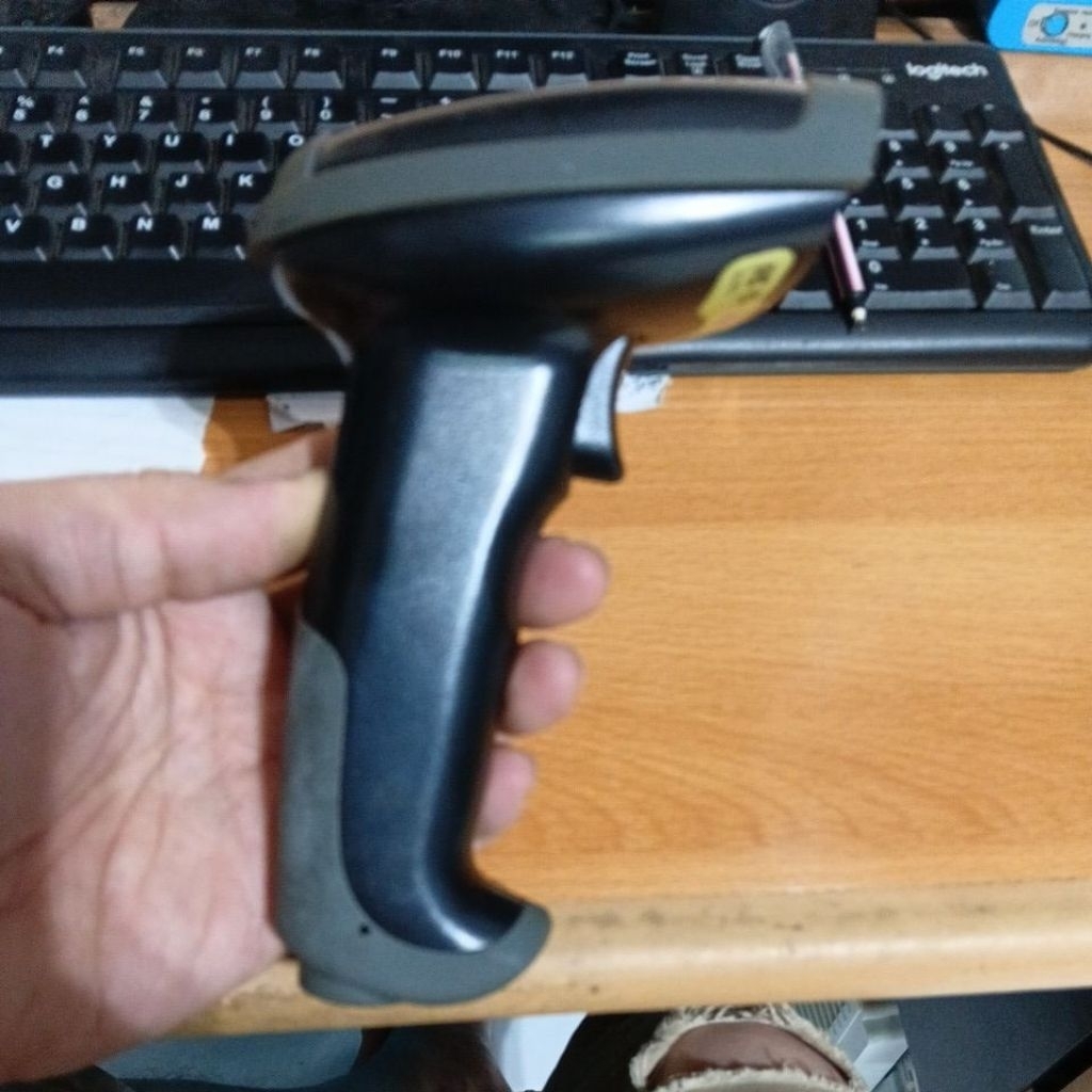 barcode scanner 1d & 2d hyuan portable bisa di cas scanner usb scan resi seken bekas hidup normal