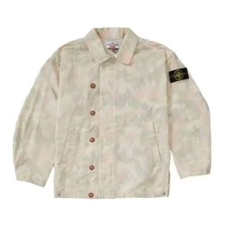 Supreme X Stone Island Reactive Ice Camo Ripstop