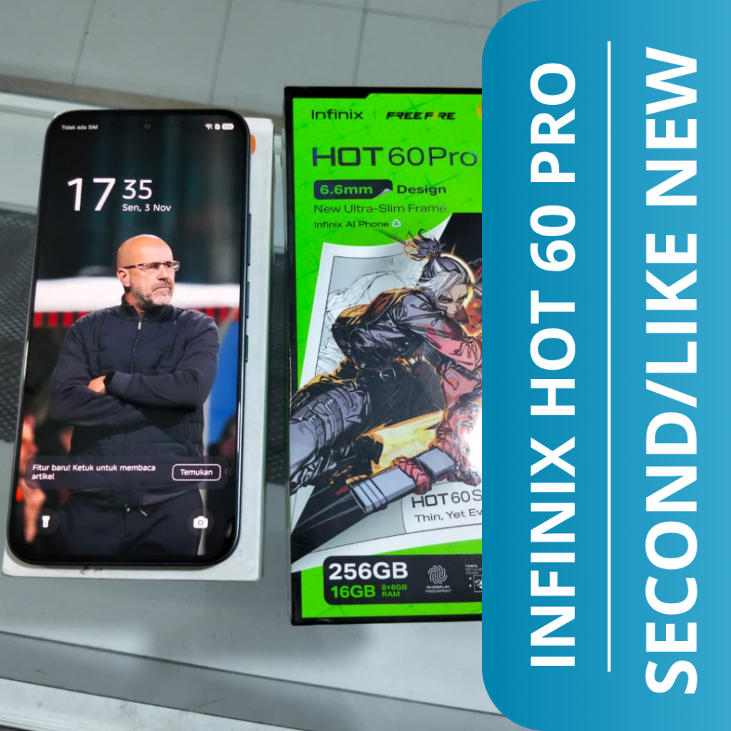 HP SECOND INFINIX HOT 60 PR0 (8/256) / INFINIX HOT 60 PRO HP SECOND LIKE NEW