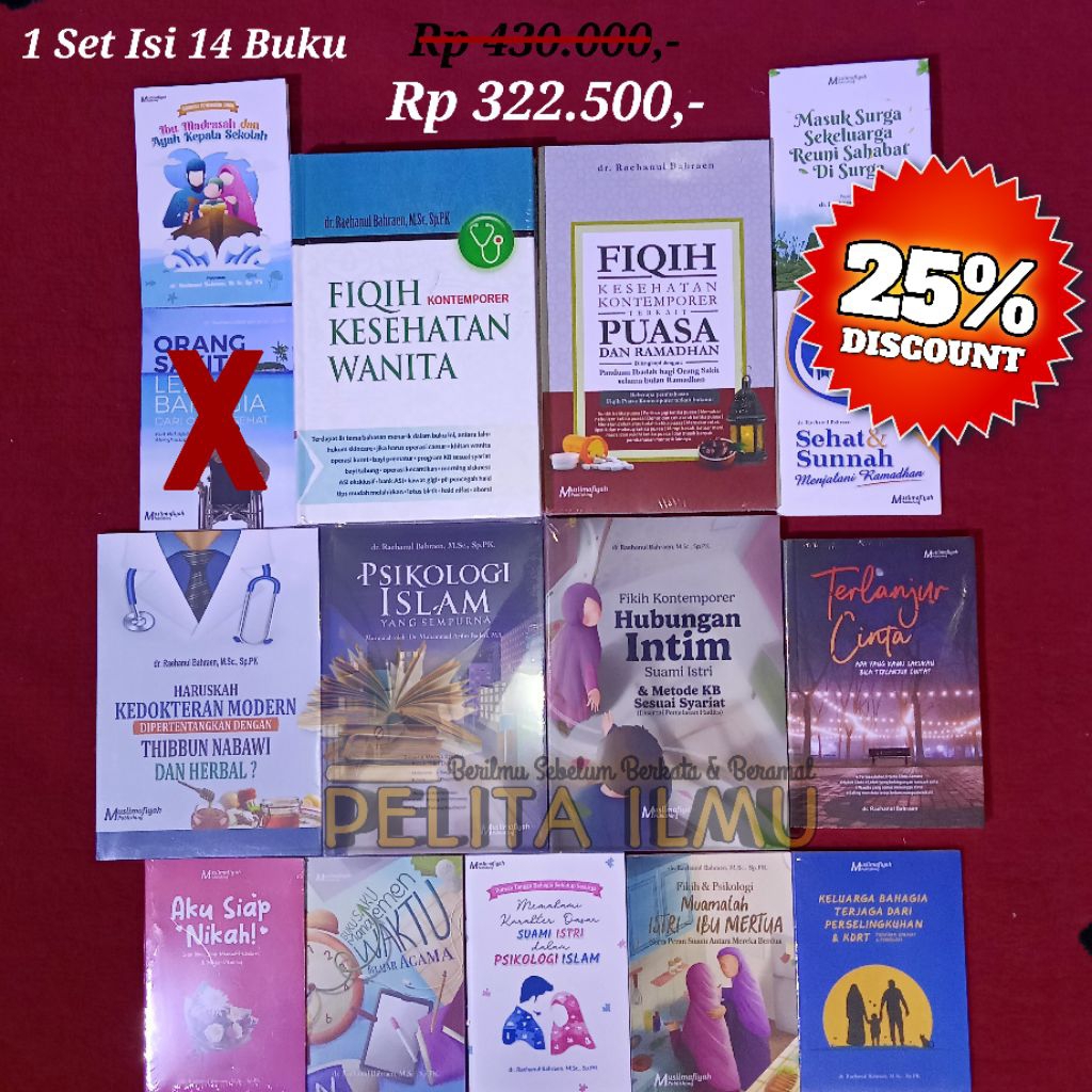 Paket Buku Karya Dokter Raehanul Bahraen