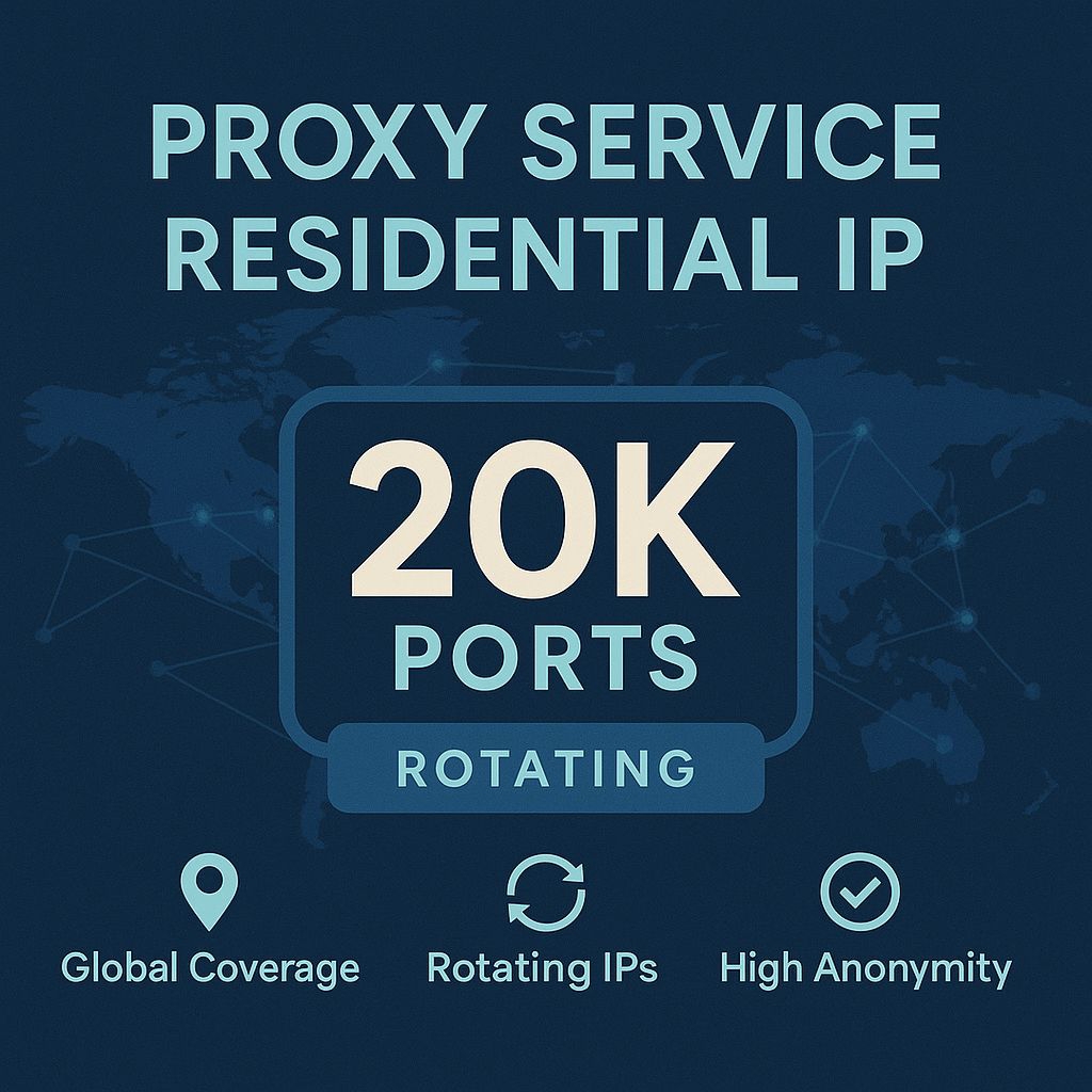 Promo Proxy Residential rotating IP