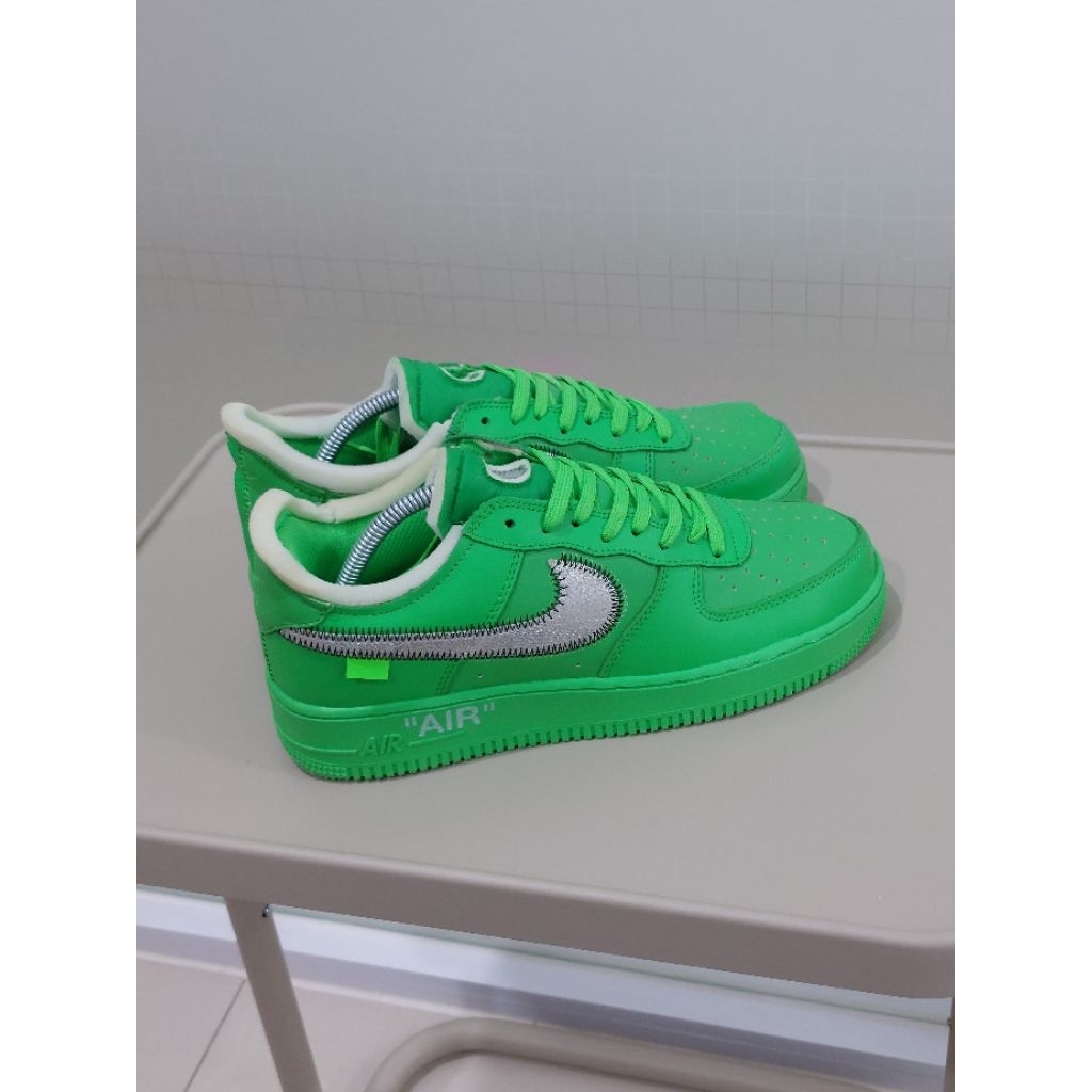 Sepatu Nike Air Force 1 Brooklyn Lime Green Spark