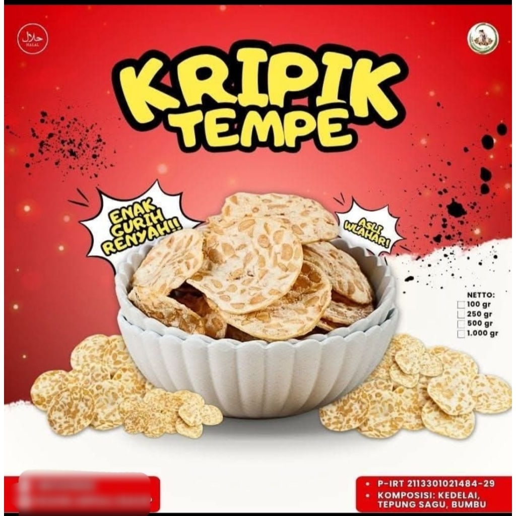 Keripik Tempe Kedelai 1 kg