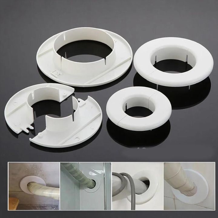 Penutup Lubang Dinding Pipa AC Ducting DIY Bulat Cover Ring Lubang Angin Selang AC