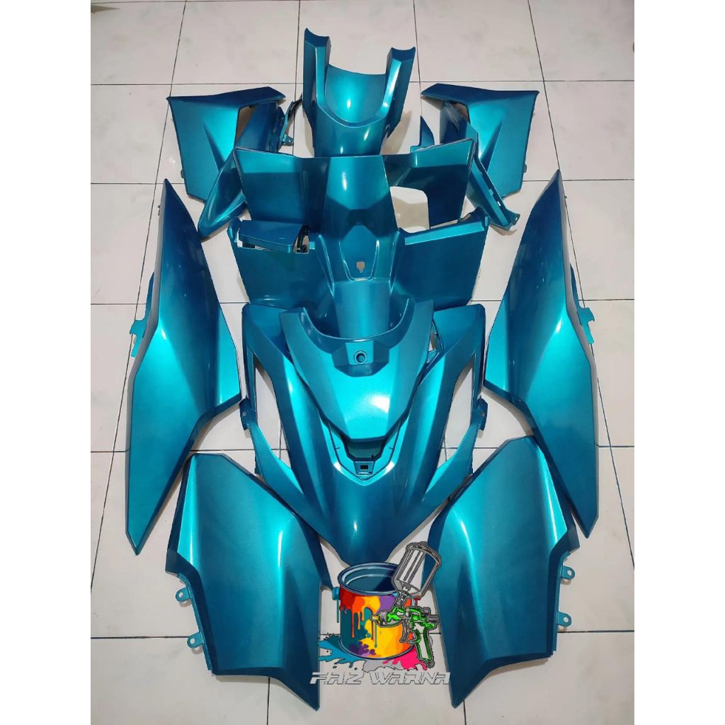 CAT BIRU TOSCA METALIK CAT CUSTOM CAT MOTOR/MOBIL PU