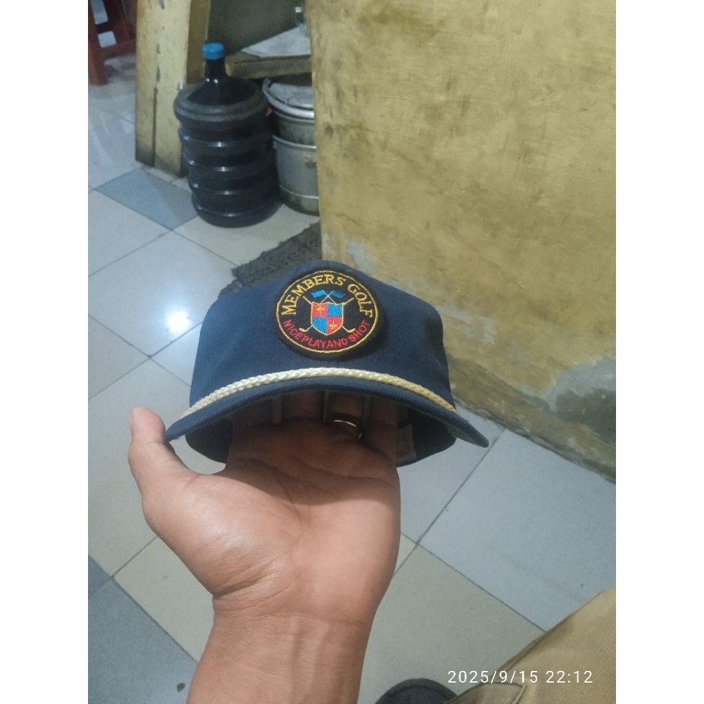 topi golfer vtg tali kapal