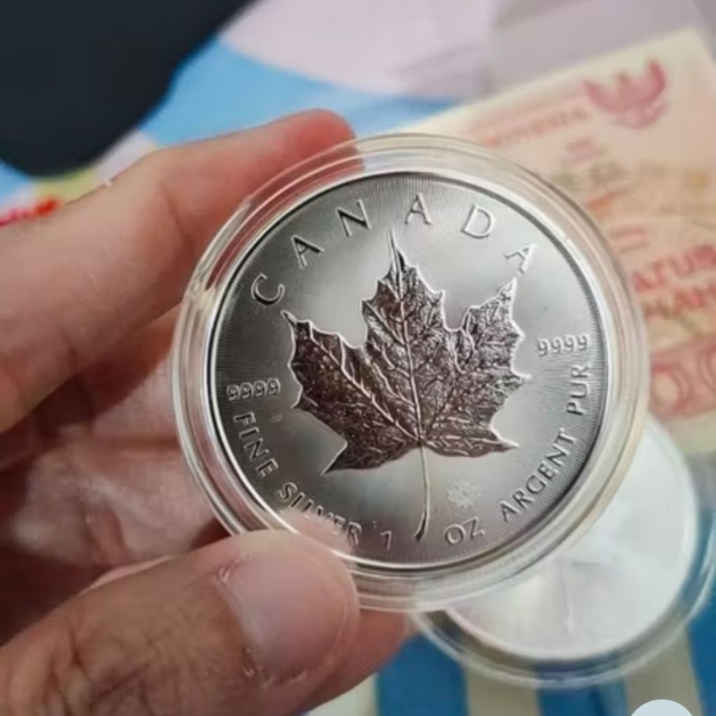 Coin perak Canada 1oz 9999 th 2021