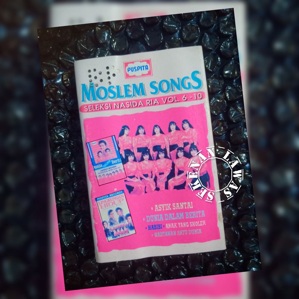 Kaset Qasidah Nasida Ria - Moslem Songs Seleksi Vol.6 - 10 (Bagus)