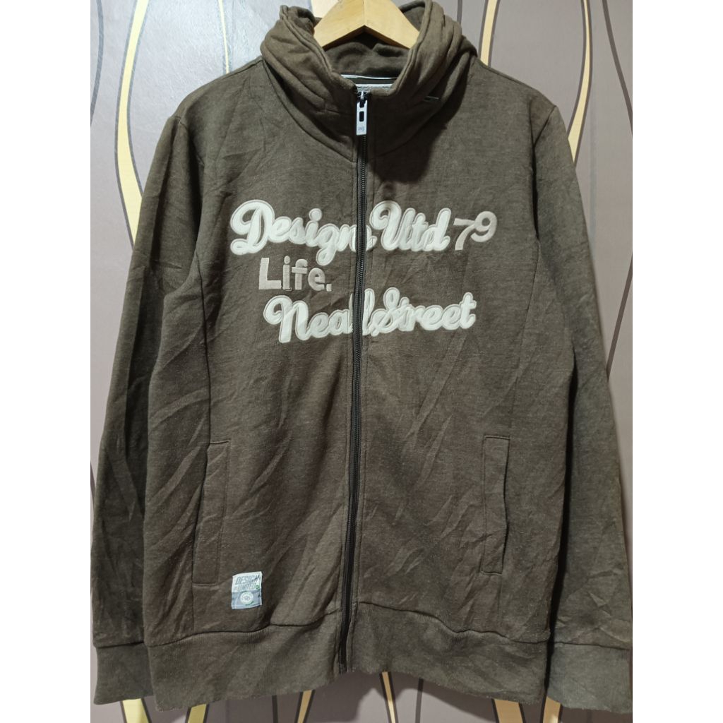 Design United Hidden Hoodie Zip Second