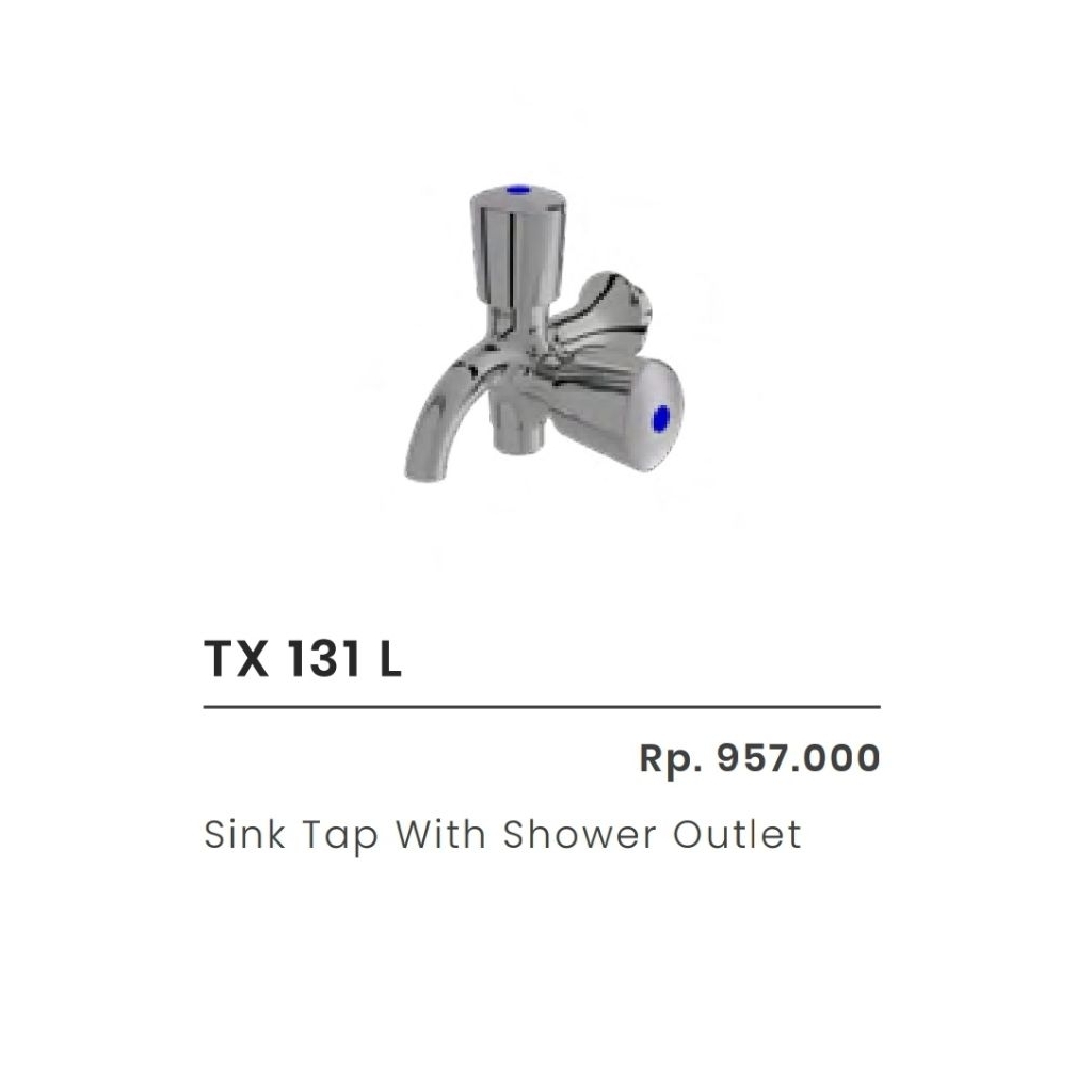 Kran Cabang Shower TOTO TX 423 MEBV1 / Kran Cabang Shower TOTO TX423ST1 / Kran Double Shower TOTO