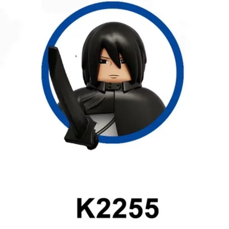 K2255 Mainan Anak Koleksi Balok Susun Anime Jepang Sasuke Dewasa Sharinggan Rinenggan Full Aksesoris
