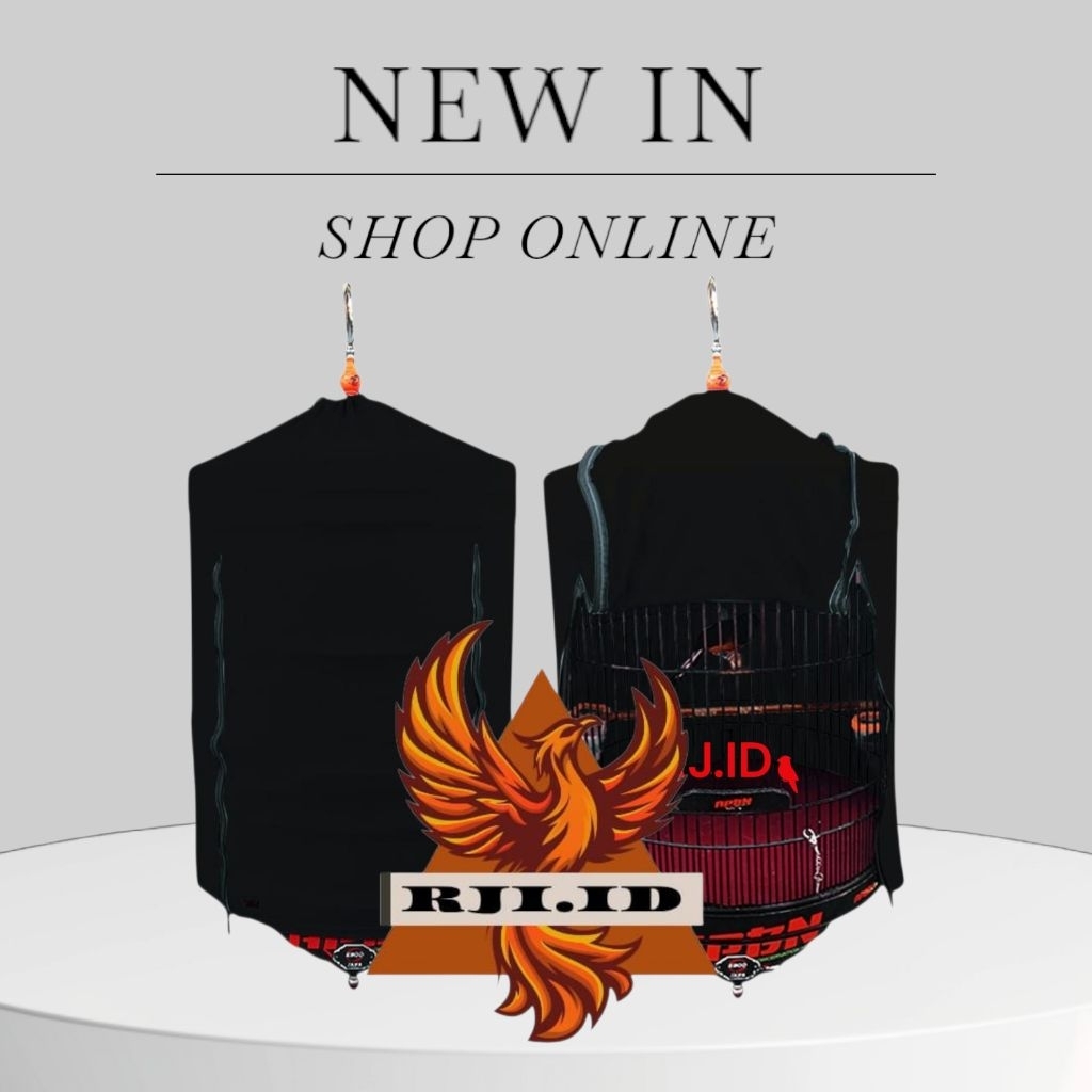 kerodong sangkar murai no 1 no 2 no 3  diameter 70 tebal res sleting dobel