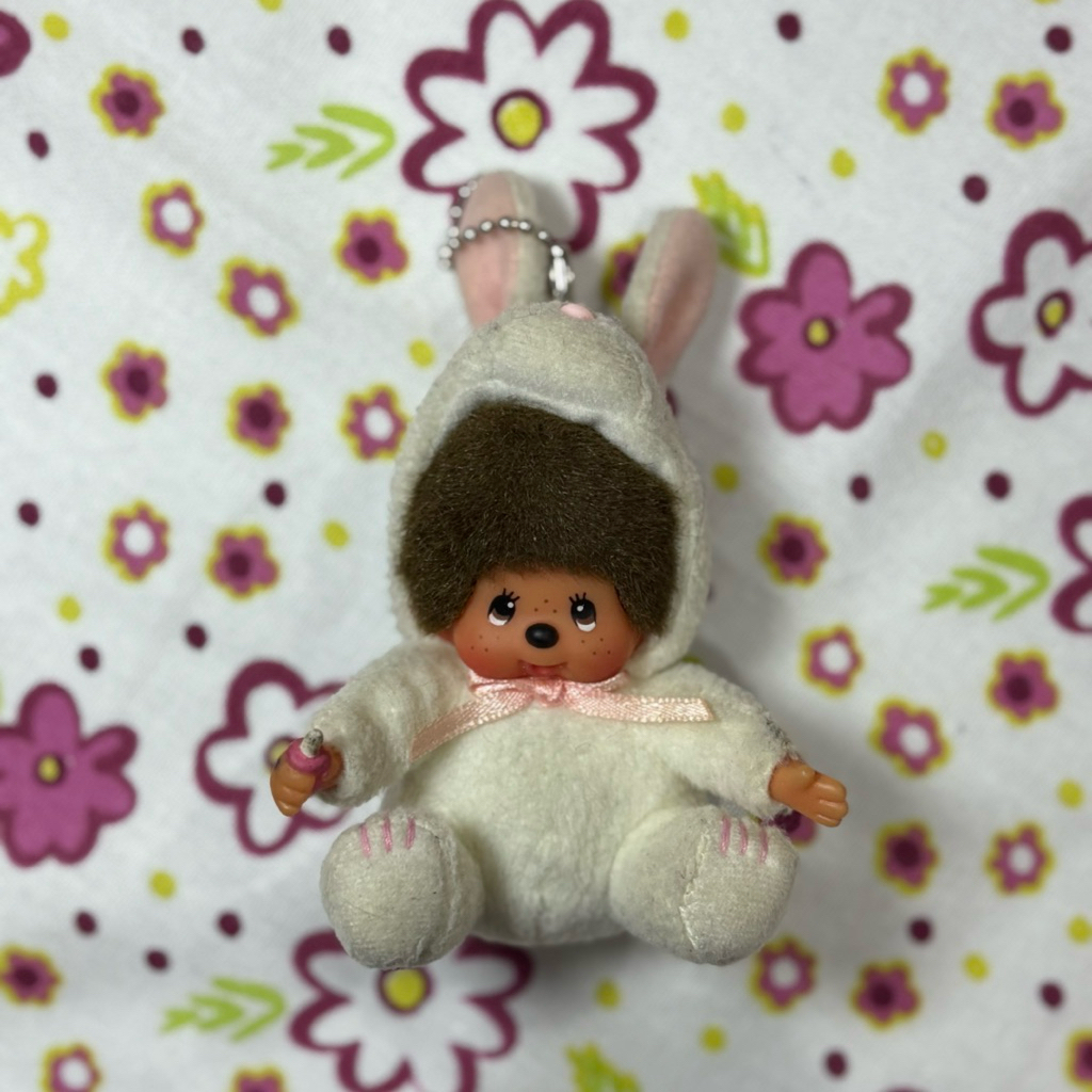 Monchhichi Costume Rabbit Keychain