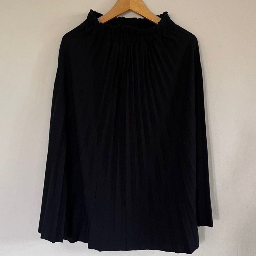 Rok Pendek Mini Skirt Plisket Hitam