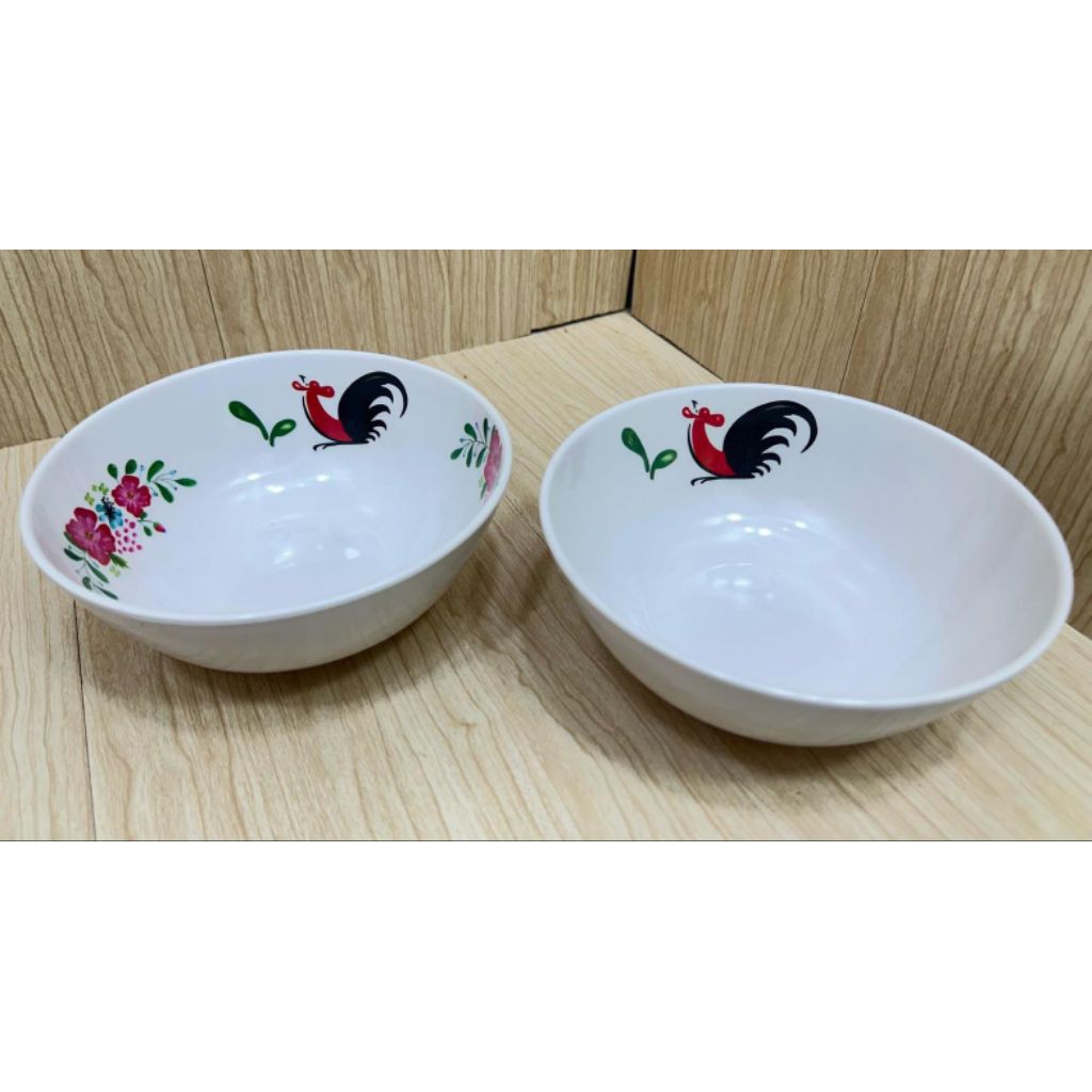 MANGKOK MELAMIN / MANGKOK MOTIF POLOS PERLUSIN