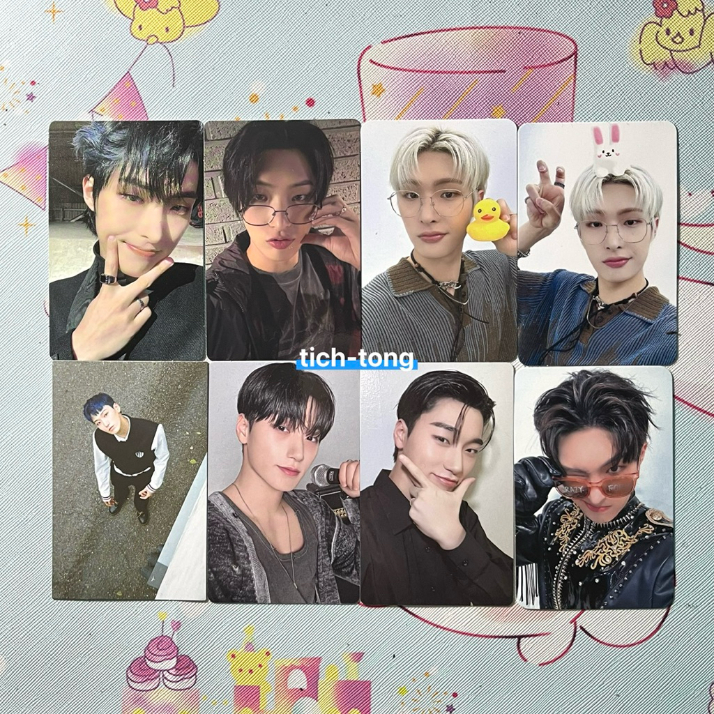 Official PC Photocard Ateez POB LD Merch Choi San and Song Mingi
