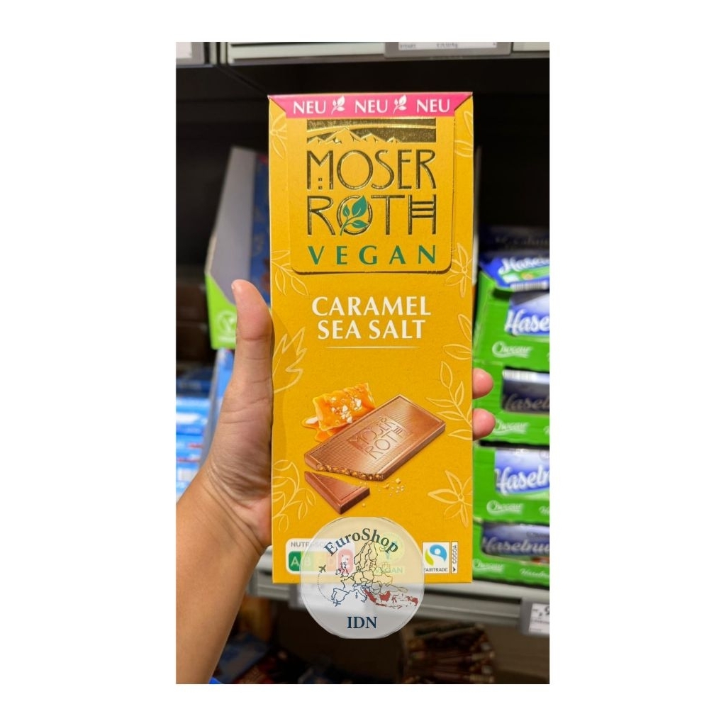Coklat Moser Roth 125 gram ASLI Jerman 100%