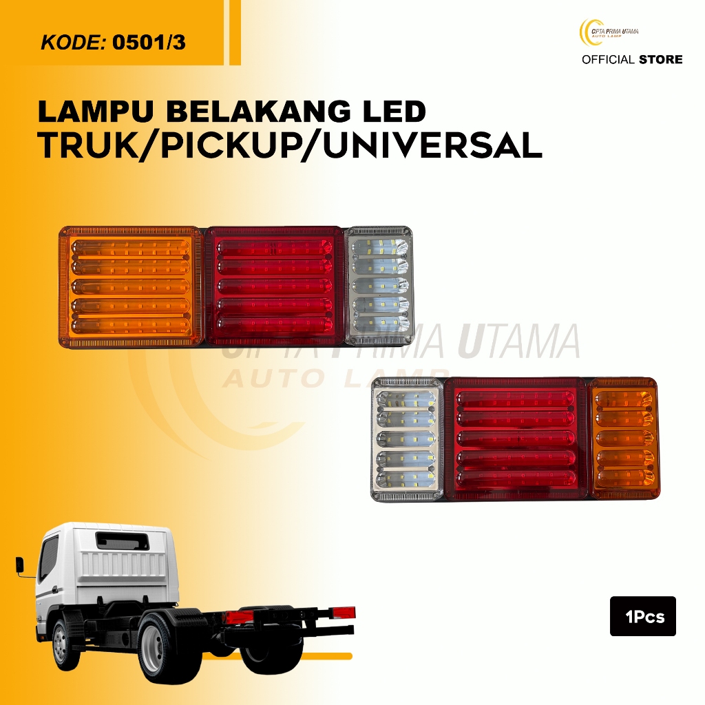 CPU Lampu Stop LED / LED Stop Lamp truk UNIVERSAL 24 Volt