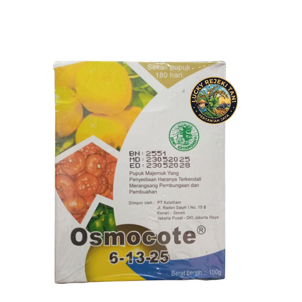 Pupuk Osmocote 6-13-25 100 gram