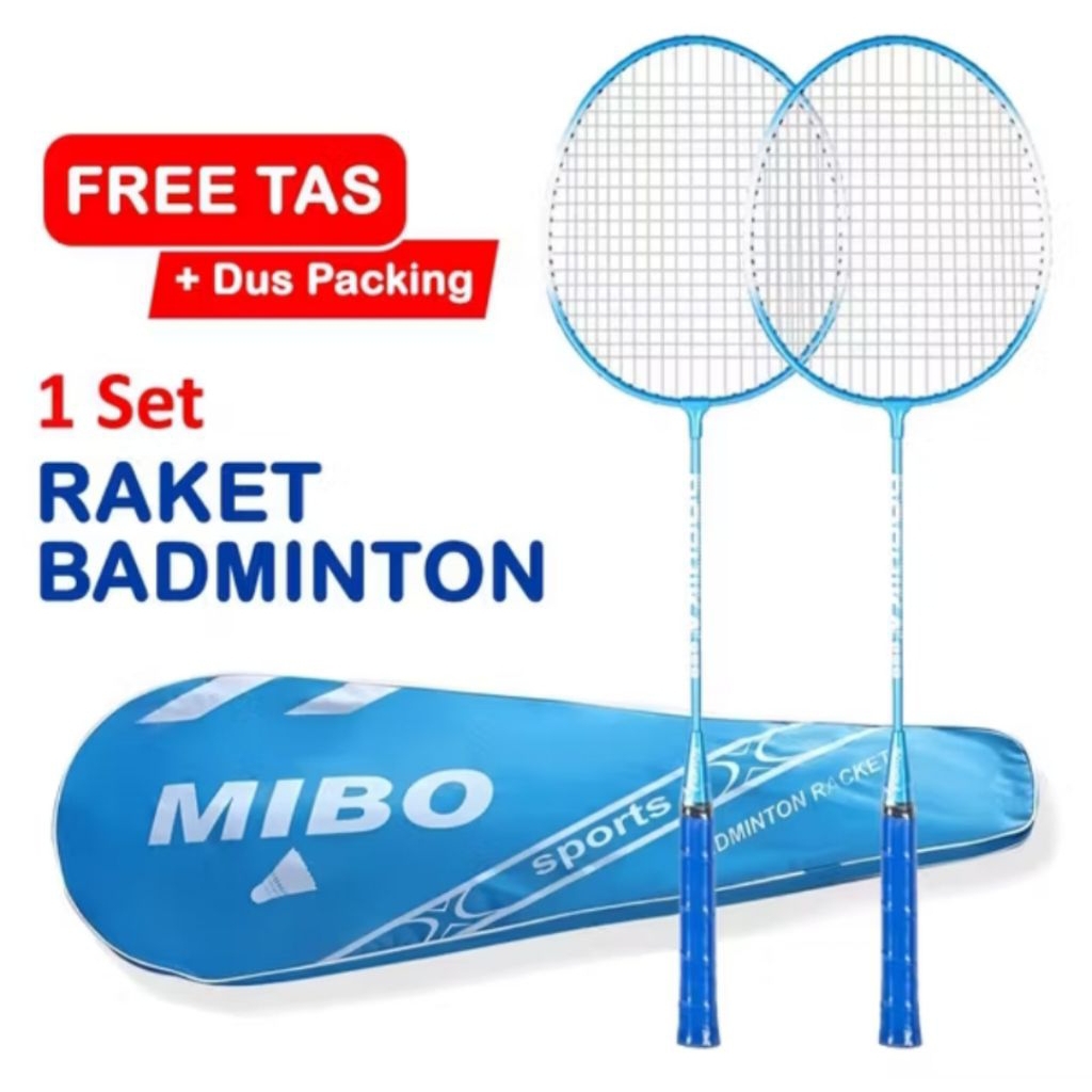 [Free Dus Packing] Raket Bulu Tangkis Isi 2 Pcs / Raket Badminton Original / raket bulu tangkis