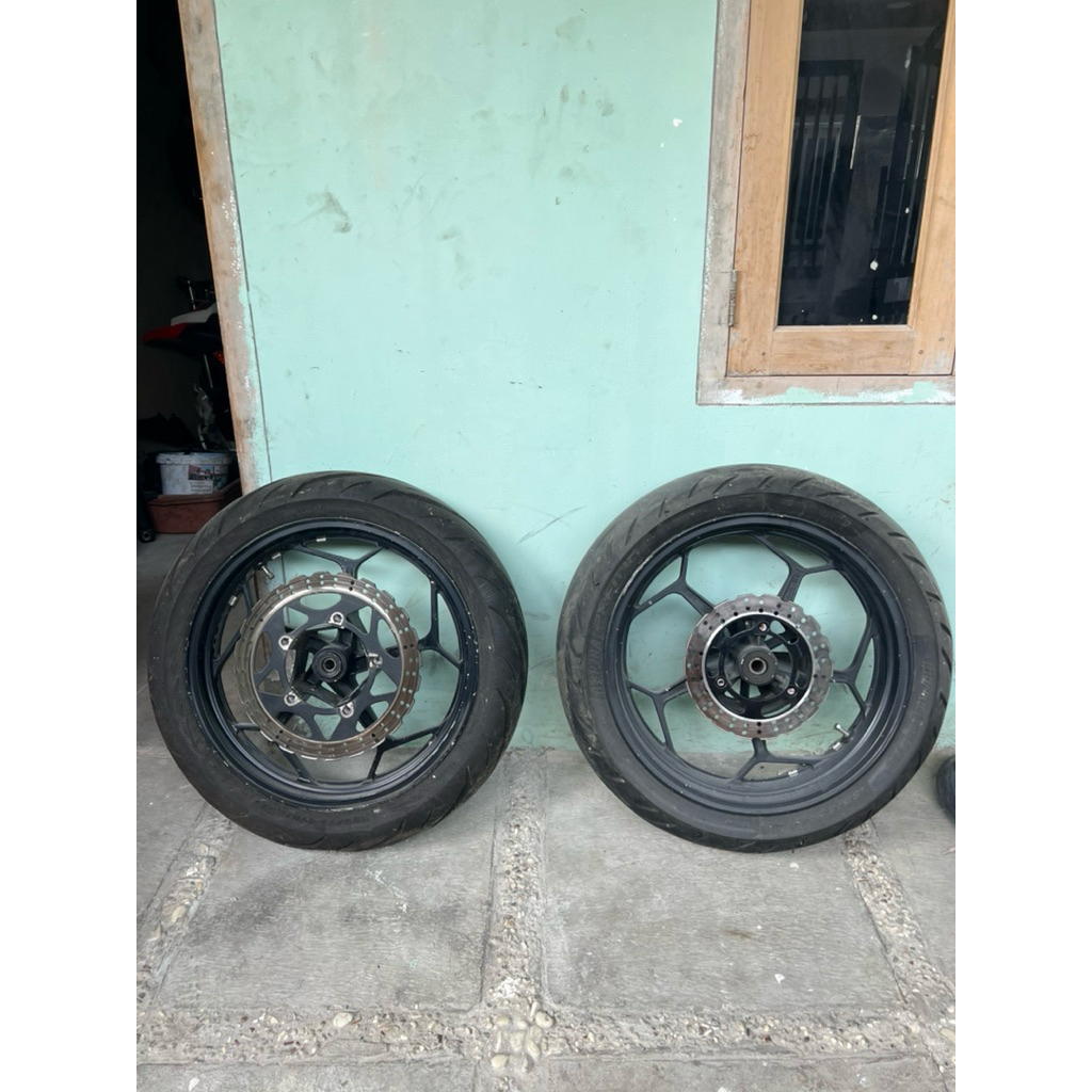 Velg Original Ninja 250 fi old z250 FULLSET BAN DISK