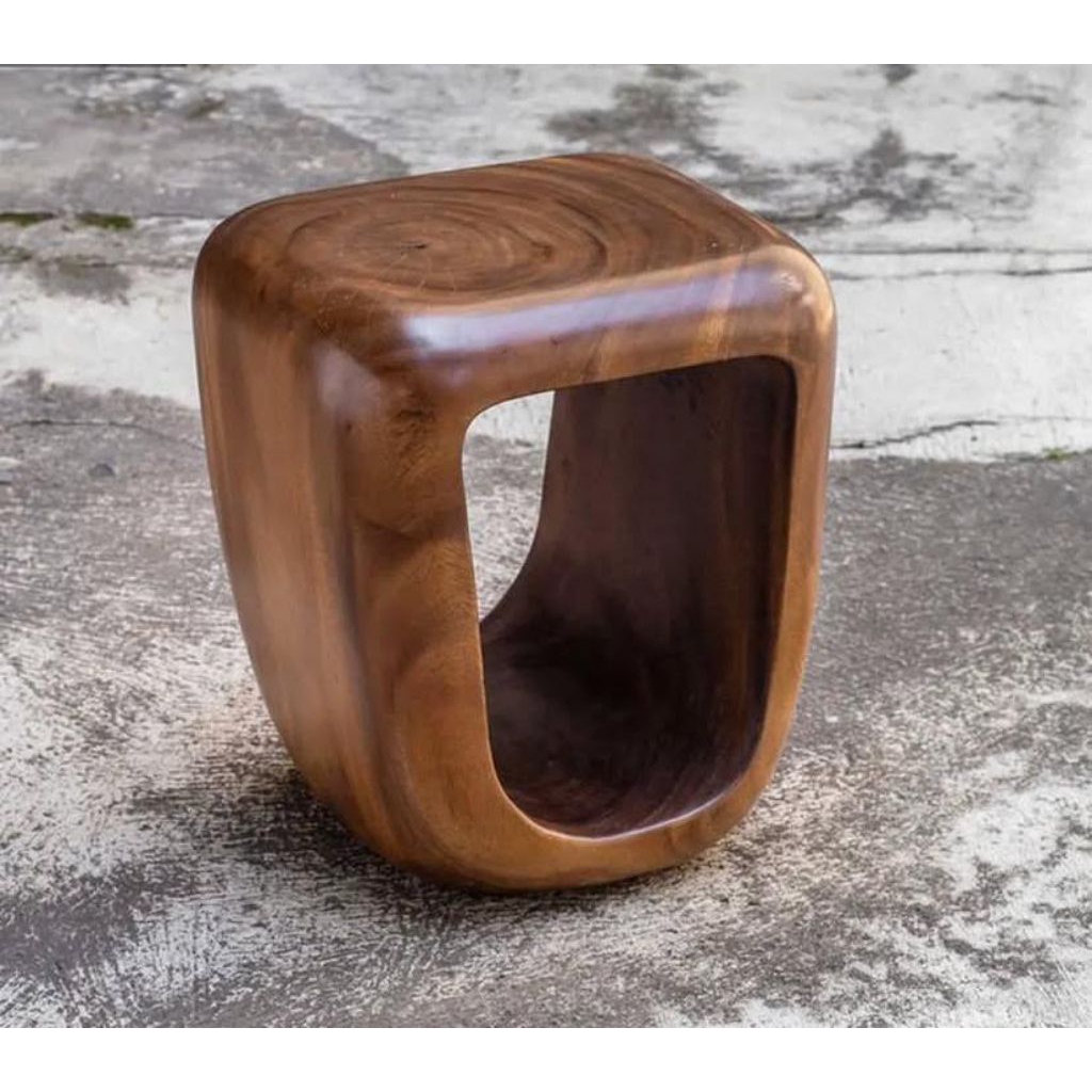 stool kayu suar/stool kayu trembesi solid/stool modern minimalis/stool storage/stool kotak kayu trem