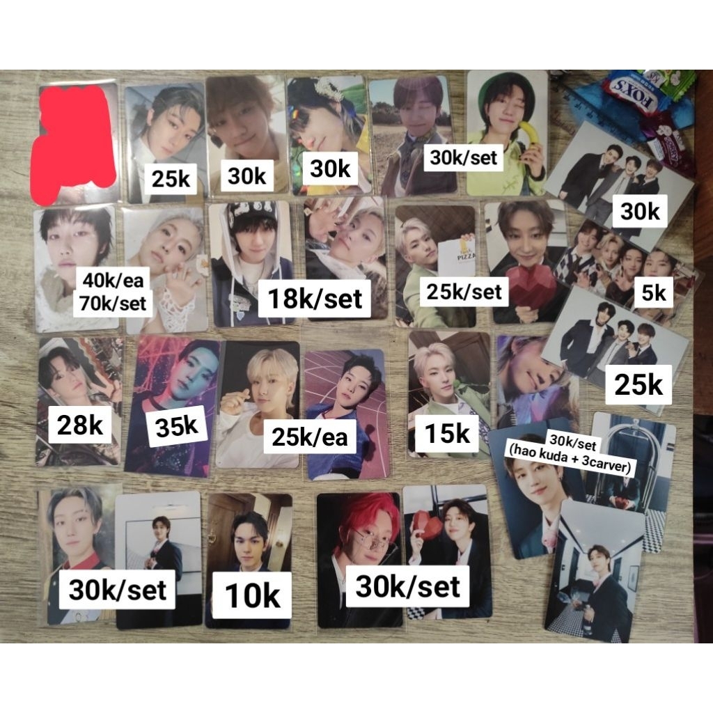 photocard seventeen the8 hoshi dokyeom nana bnb aladdin set seventeen right here digicode attacca ga
