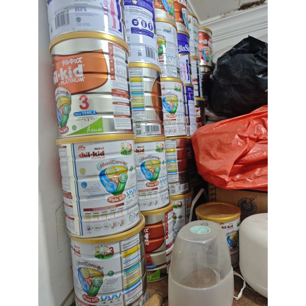 kaleng kosong susu 800g