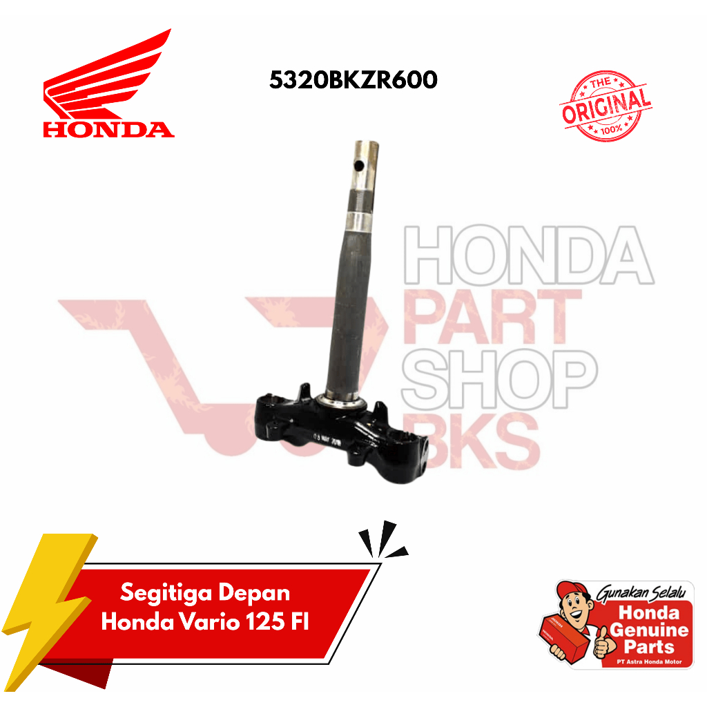 5320B-KZR-600 Segitiga Depan Honda Vario 125 eSP 2012 - 2015 Scoopy Fi 2013 - 2015 Beat 2014 - 2016 